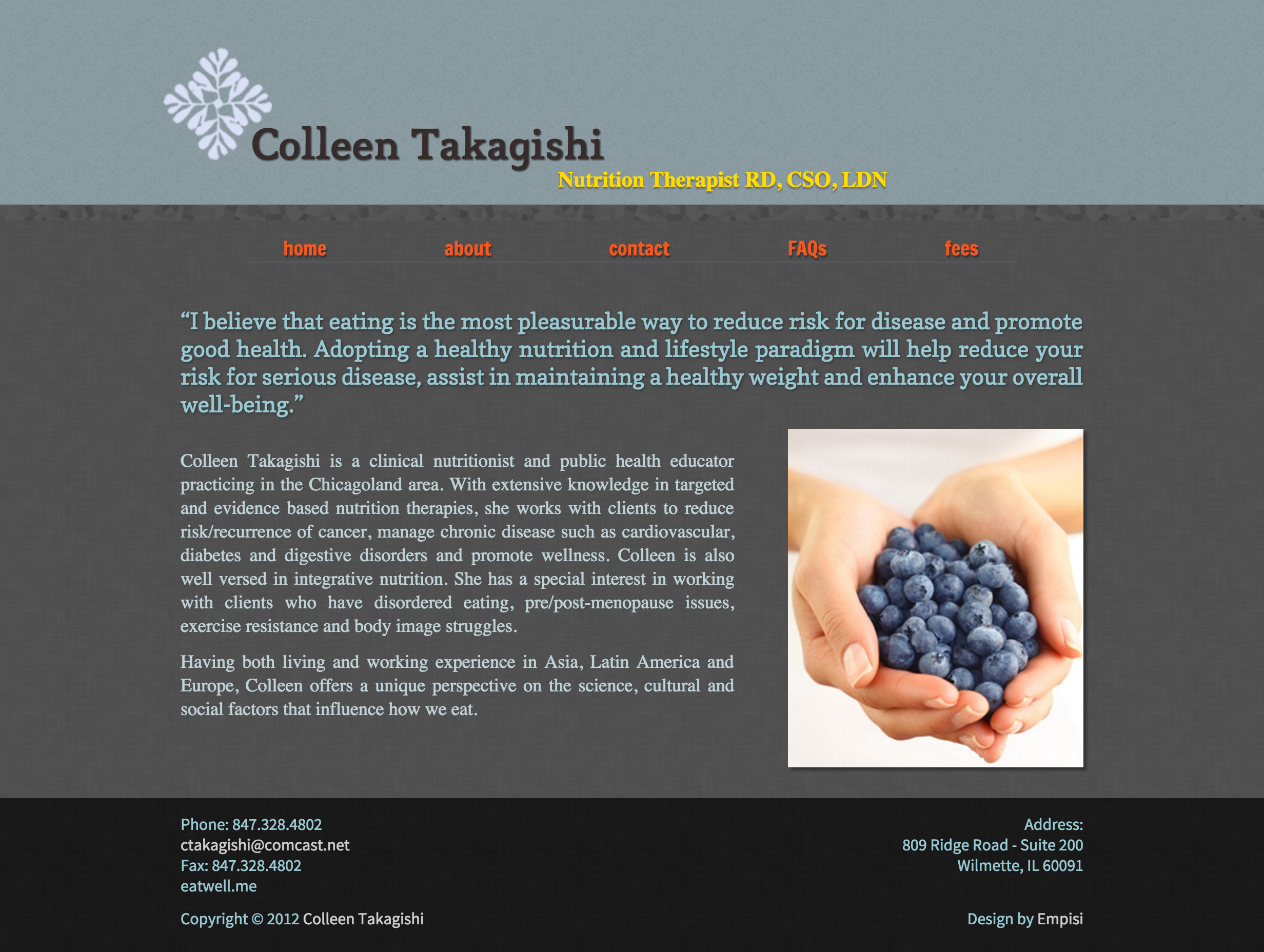 Colleen Takagishi RD