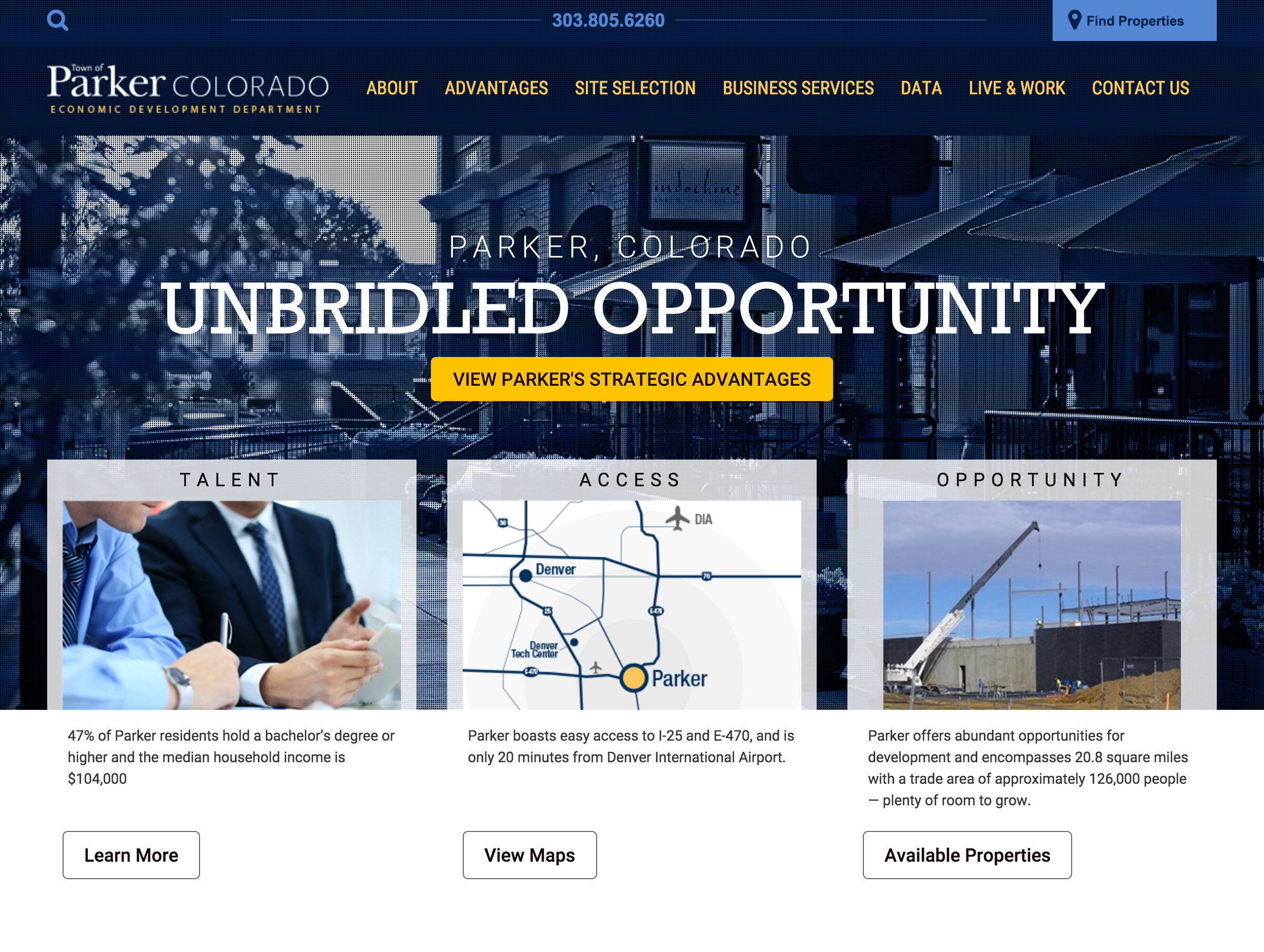 Parker, CO Economic Develpment Department
